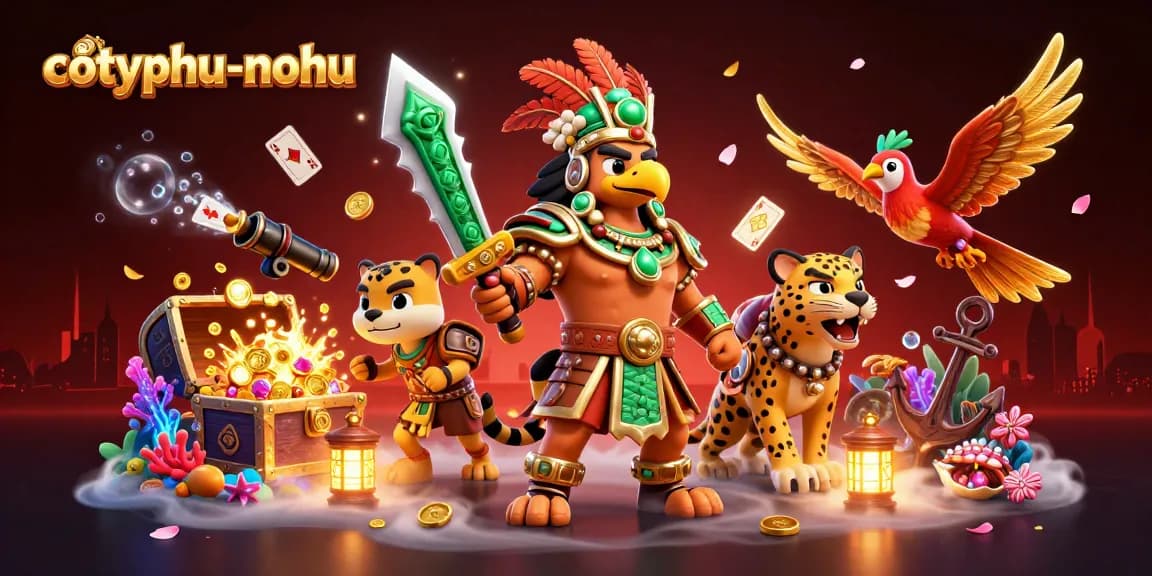 Experience exciting gameplay with cotyphu-nohu featuring Aztec warriors amid lavish casino treasures.