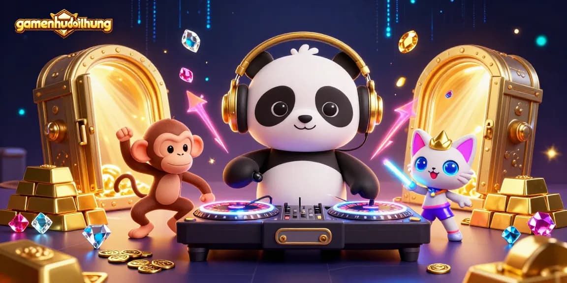 Engage with gamenohudoithuong and spin for jackpots in a vibrant casino scene.