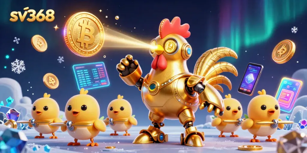 Experience unique cockfighting gameplay with sv368, featuring innovative characters and vibrant casino elements.