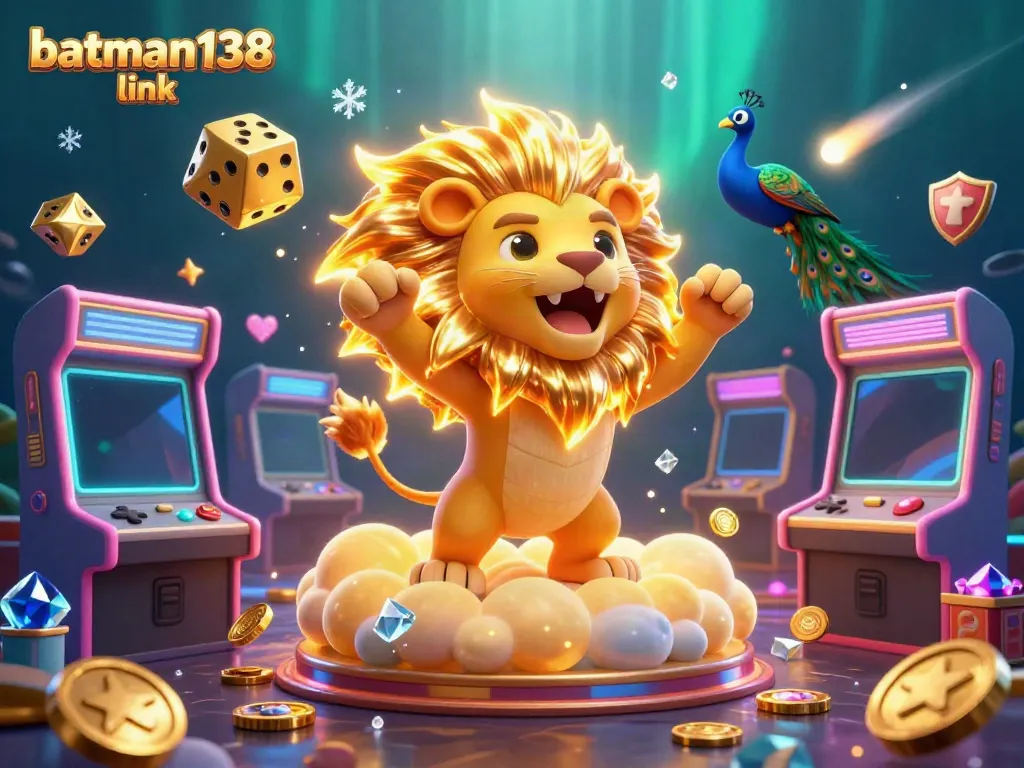 Experience the excitement of gaming at batman138 link with a dynamic illustration of casino elements.