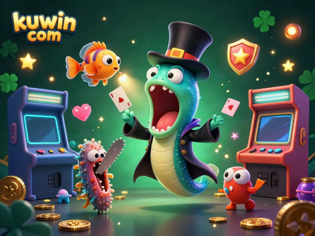Experience fun at kuwin com with magical sea creatures performing tricks in an immersive gaming world.