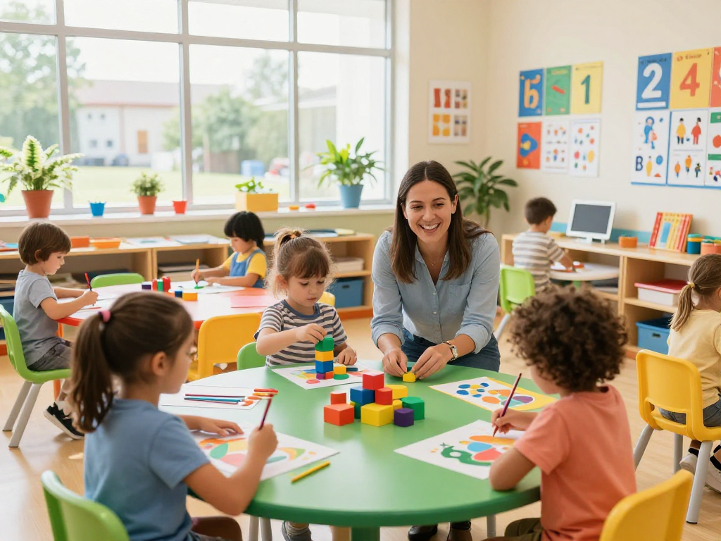 Children at Pegasus International Kindergarten Singapore engaged in fun learning activities, promoting creativity and exploration.