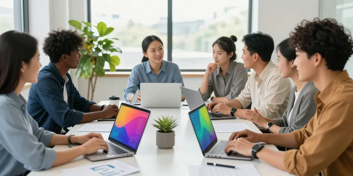 Financial Planner in Sydney advising clients in a modern office.