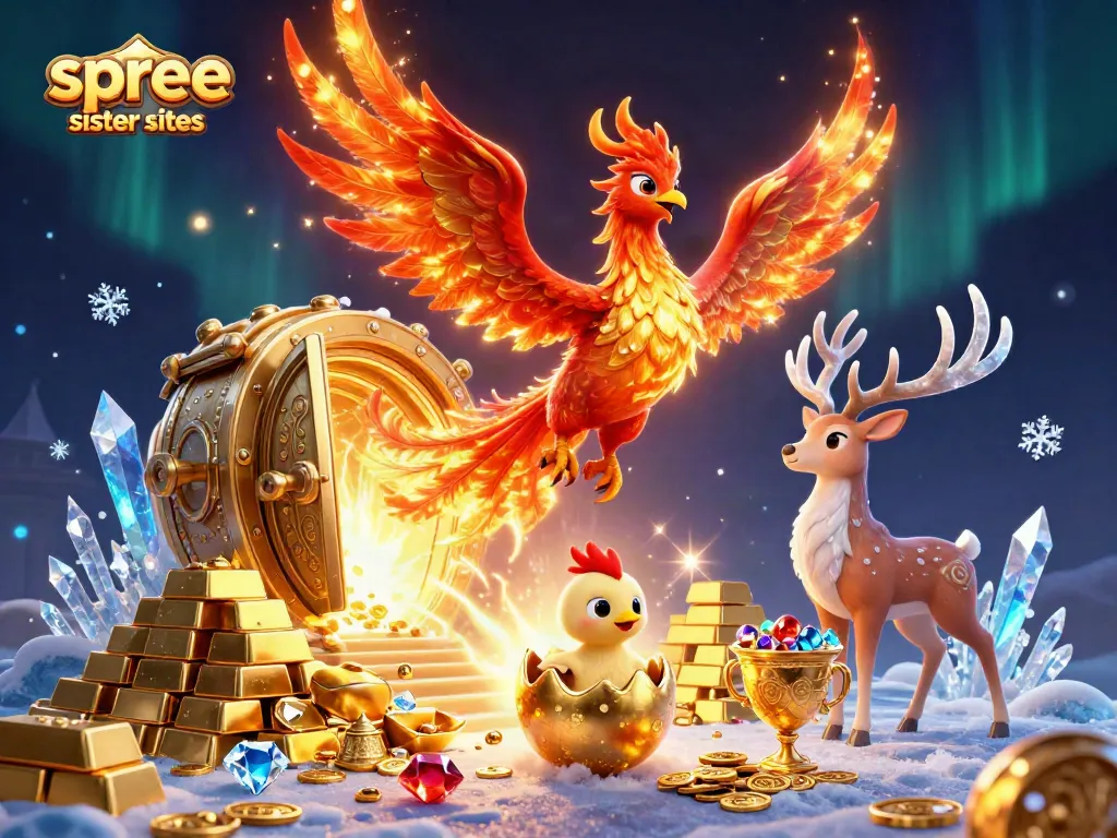 Experience vibrant gameplay at spree casino sister sites with phoenix, gold treasures, and dynamic gaming elements