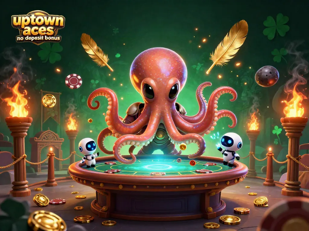 Experience the excitement of the uptown aces no deposit bonus with vibrant casino themes and characters.