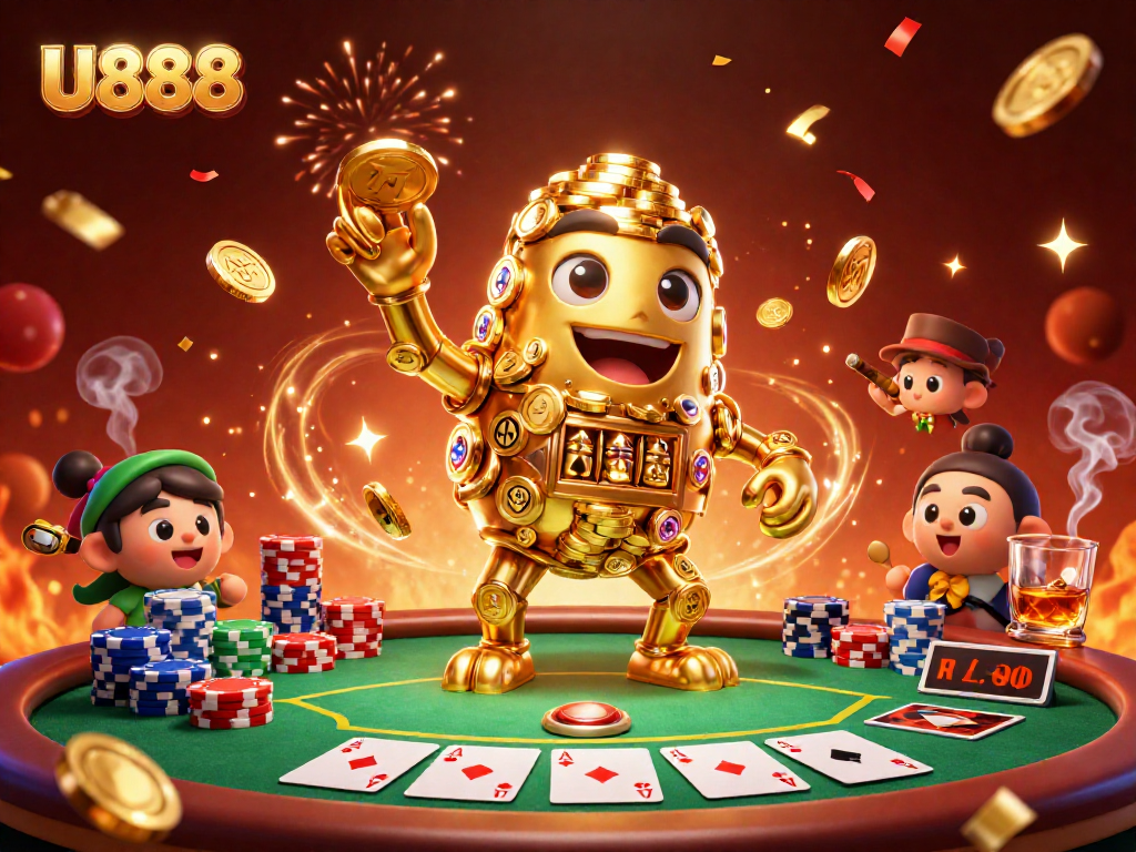 Spin the reels of U888's vibrant casino world for exhilarating jackpot wins and game excitement!