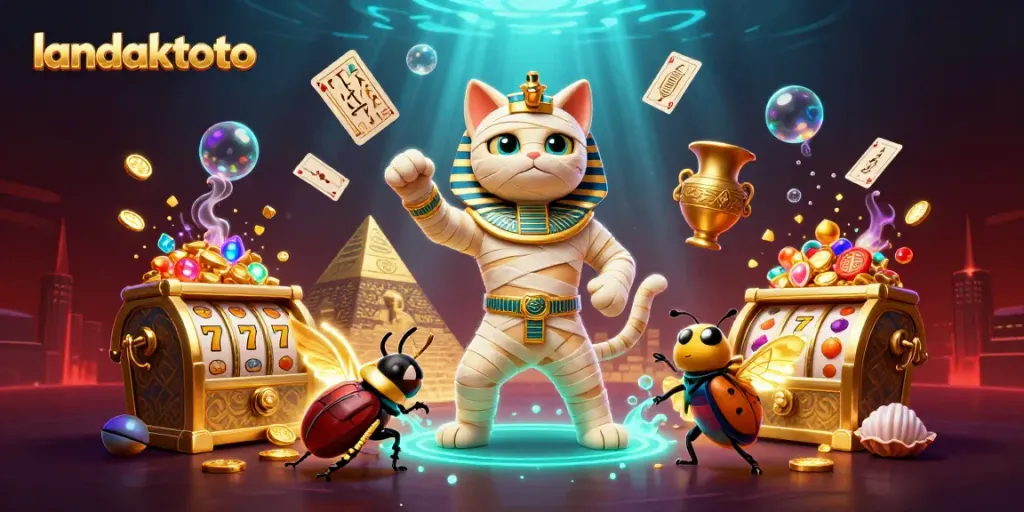 Menangkan hadiah melalui LANDATKOTO dengan karakter unik dan elemen slot mengesankan.