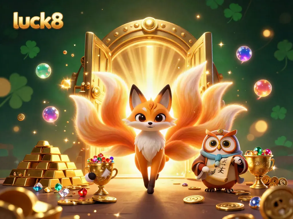 Engage in fun casino experiences with luck8's enchanting scenes filled with treasure.