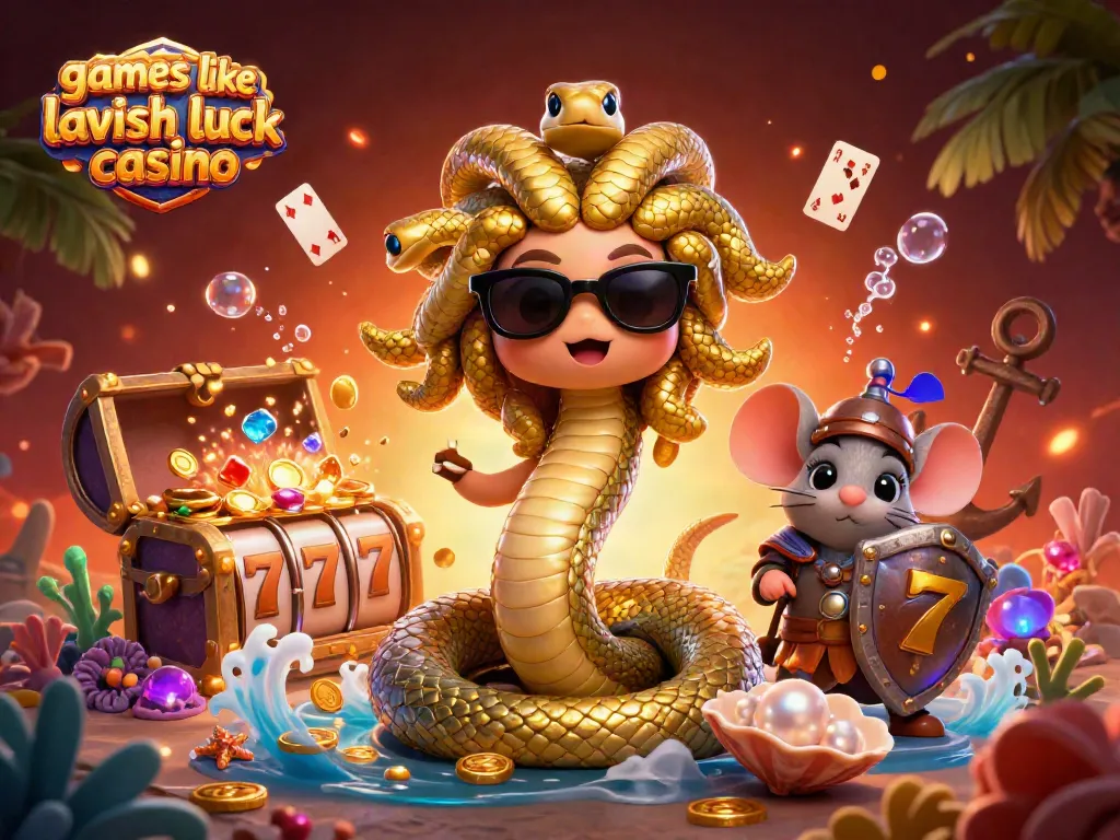 Spin and win with games like Lavish Luck Casino featuring colorful slots and vibrant characters.